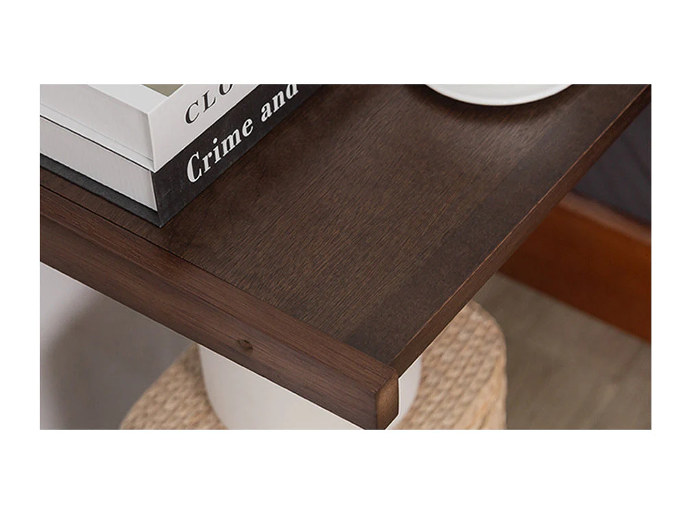 Solid Wood C Shaped End Table / Side Table / Bedside table - Image 7