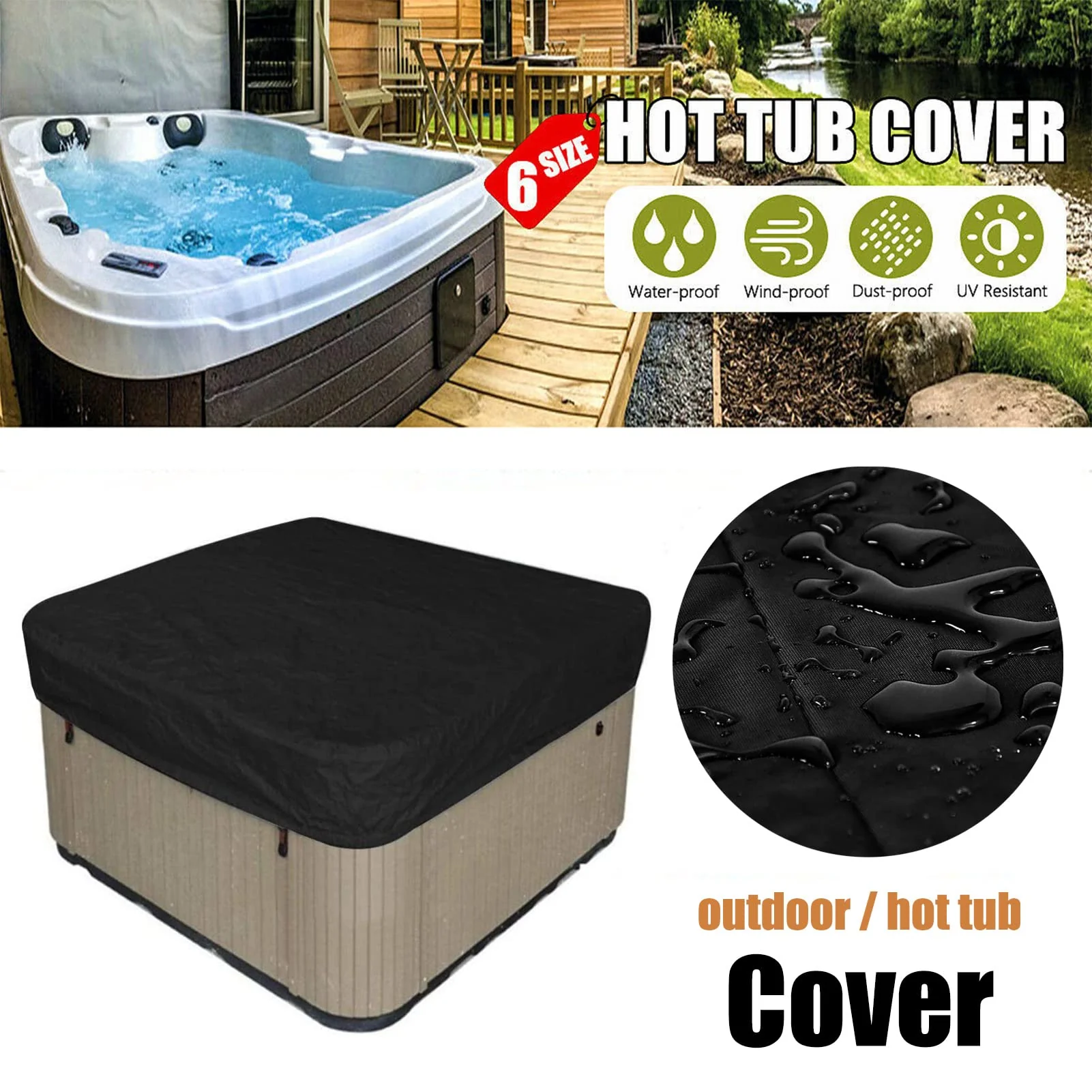Spa Cover Square Hot Tub Covers - Image 2