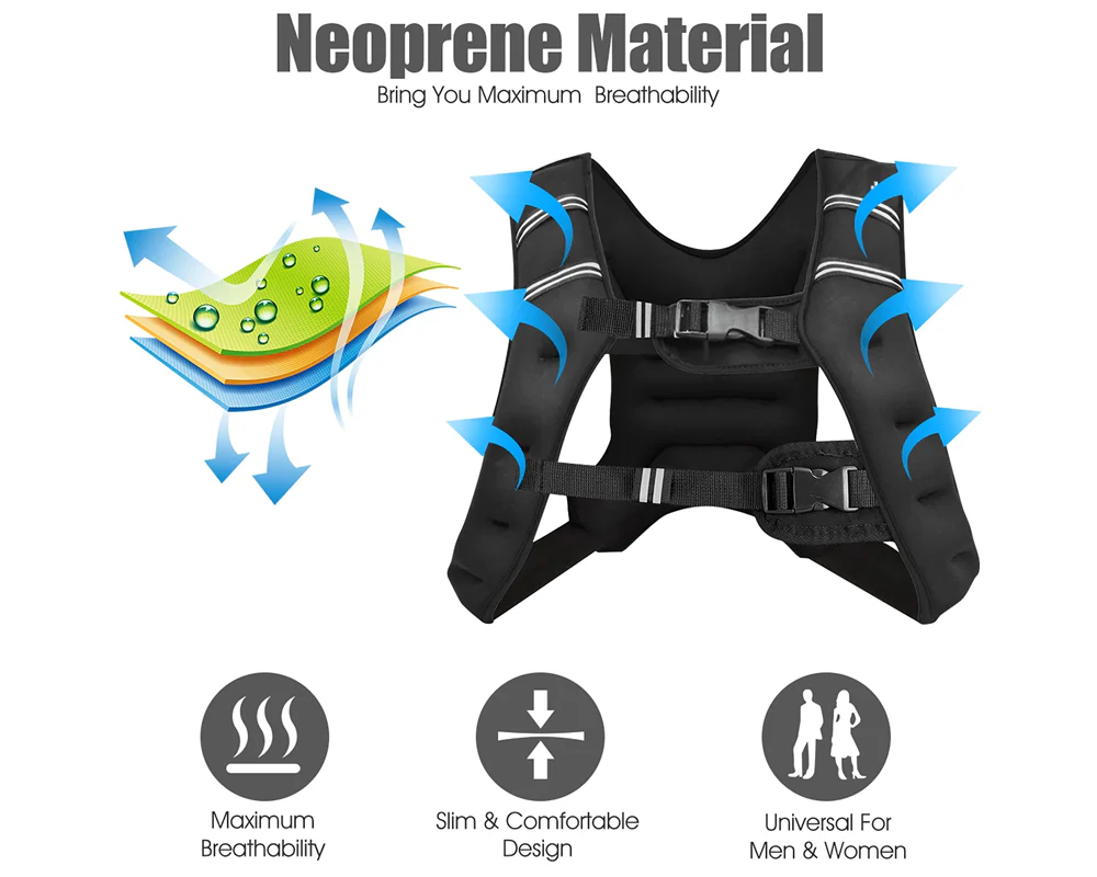 5KG Weighted Vest Workout Equipment - Image 8