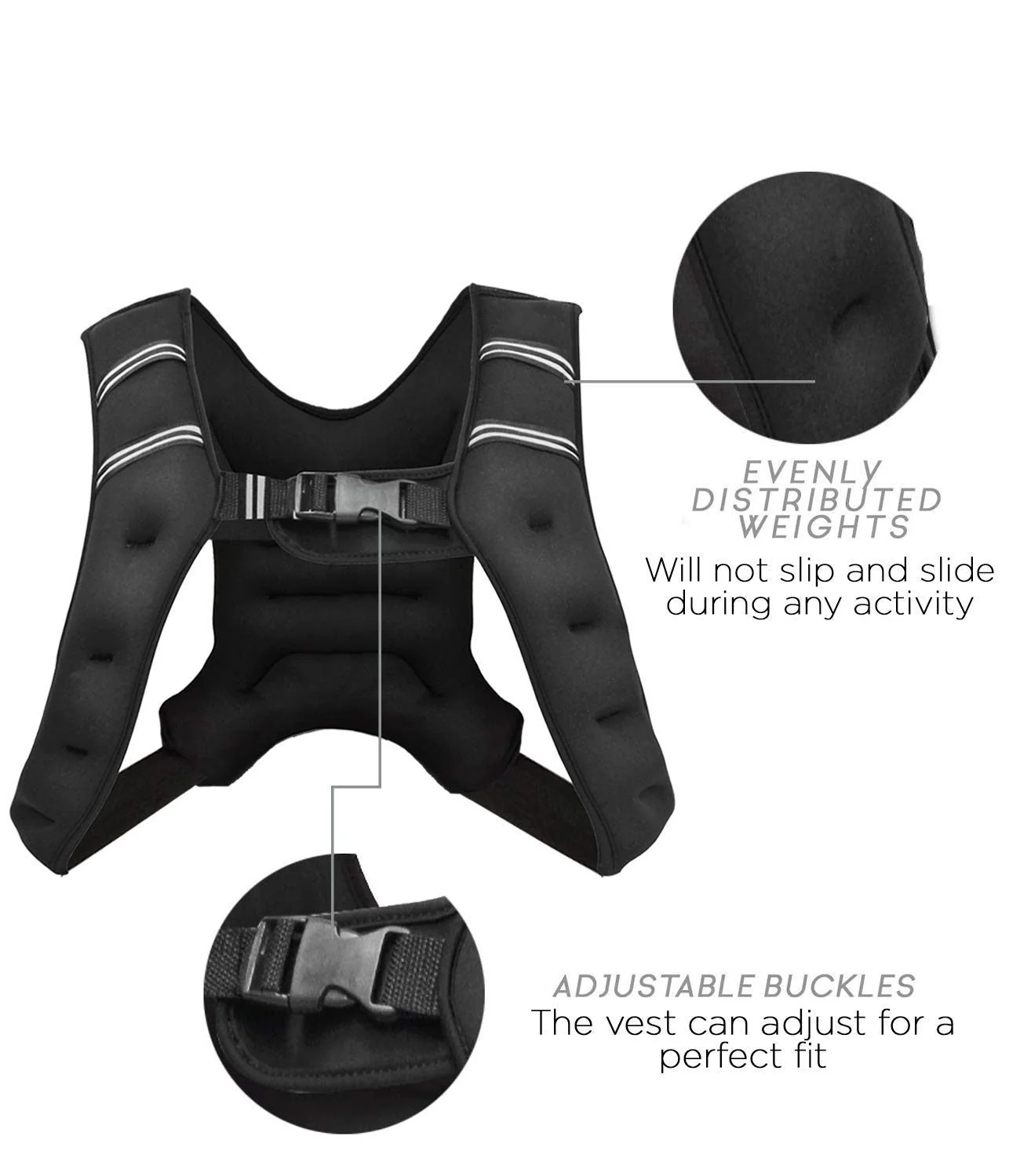 Sport Weighted Vest Workout Equipment 8kg - Image 4