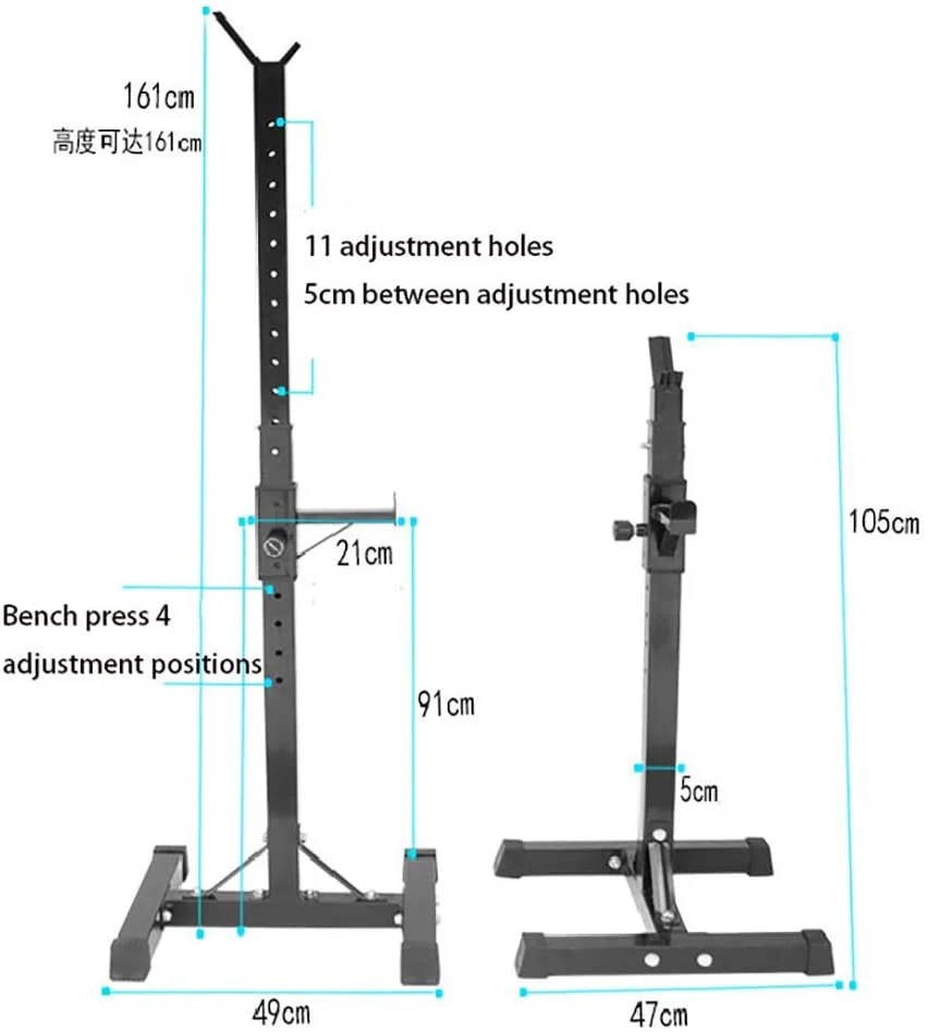 Squat Rack Bench Press Rack Barbell Stand - Image 7