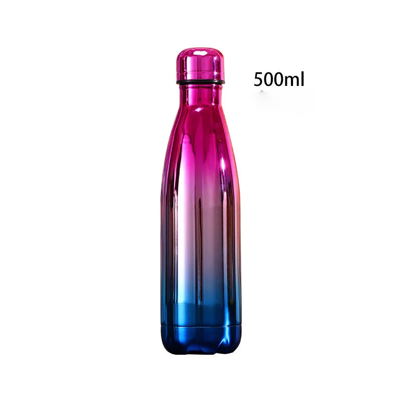 Stainless Steel Insulated Drink Bottles Plating Water bottles 500ml - Image 2