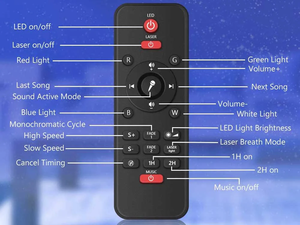 Star Night Light Projector - Image 6