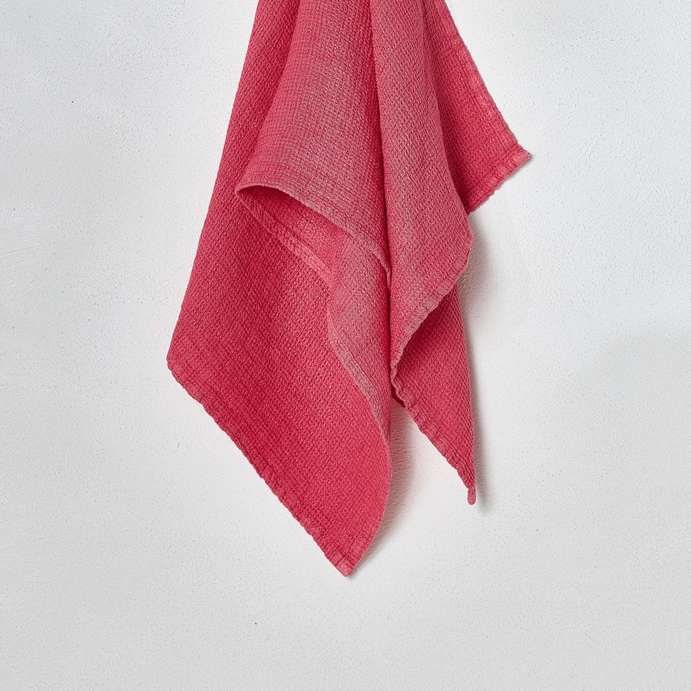 Stone Wash Linen Waffle Face Cloth - Image 2