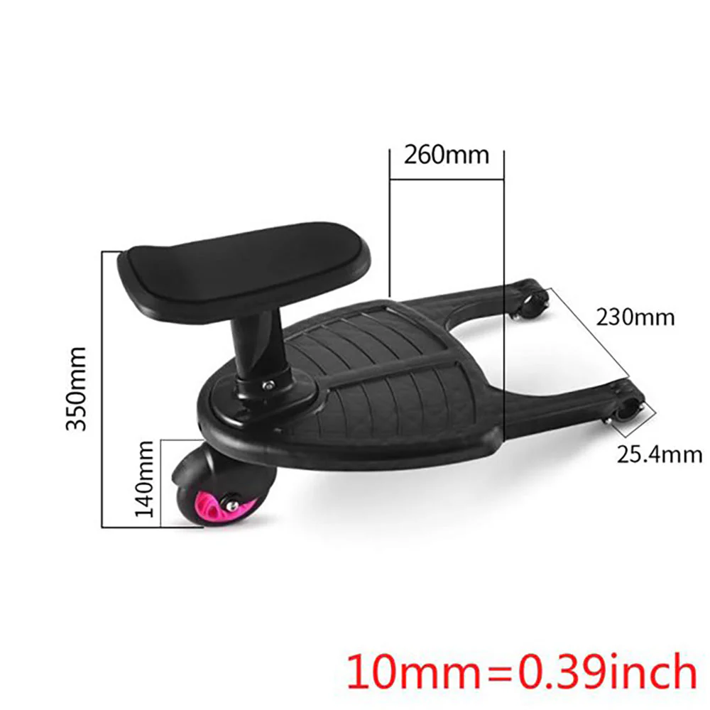 Stroller Step Board Buggy Wheel Board Pushchair Stroller Kids Safety Comfort Step Board - Image 3