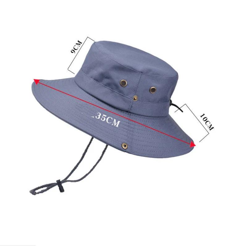 Sun Hat Bucket Outdoor Fishing Hiking Cap UV Protection - Image 6