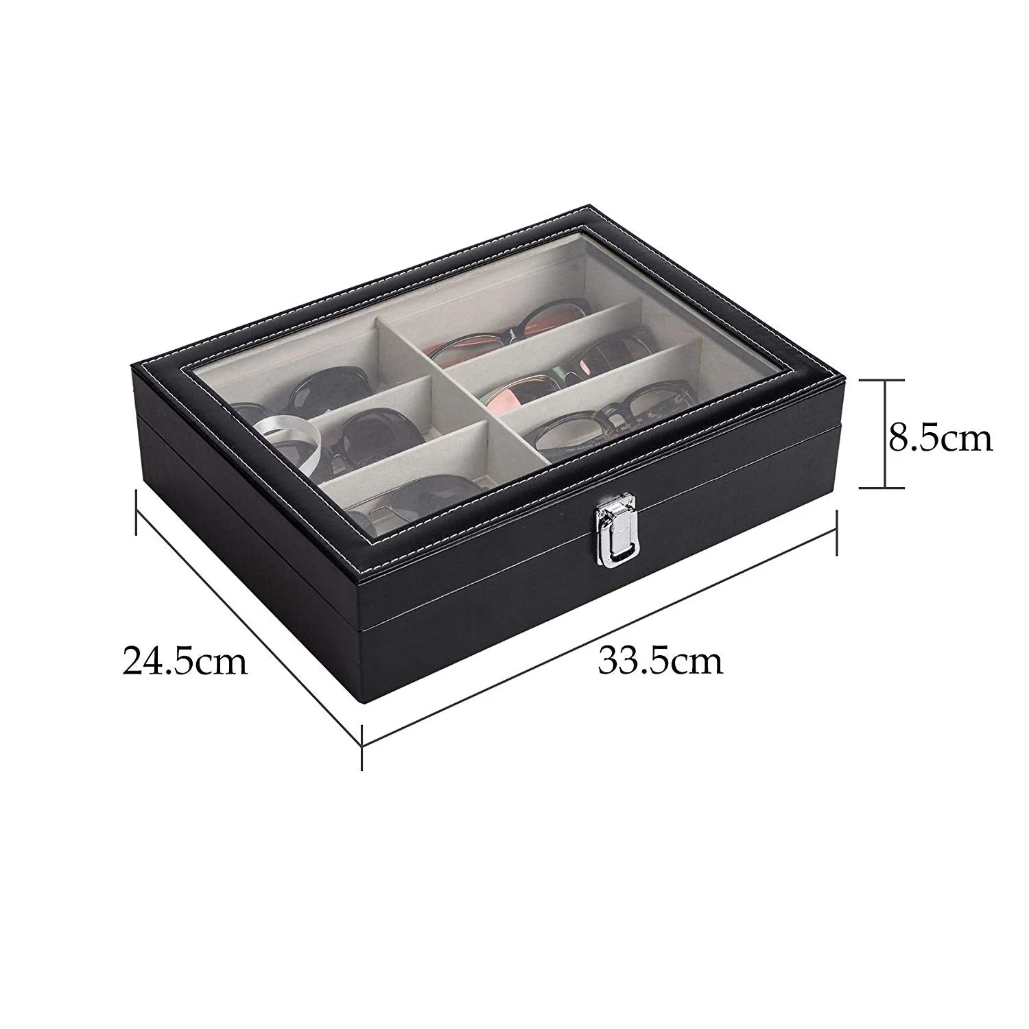 Sunglasses Case Organizer Eyeglasses Storage Box - Image 8