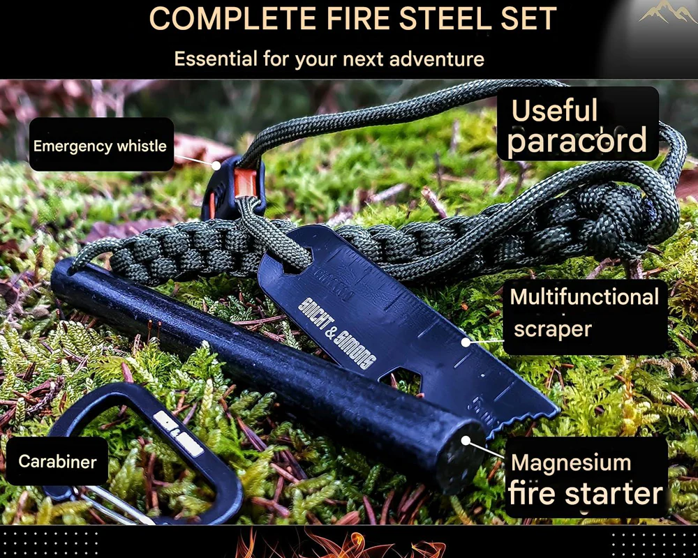 Survival Magnesium Flint Stone Fire Starter - Image 4