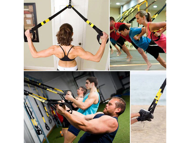 Suspension Training Kit Bodyweight Resistance Straps - Image 9