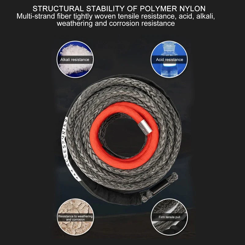 Synthetic Winch Rope Line 10MM x 30M - Image 4