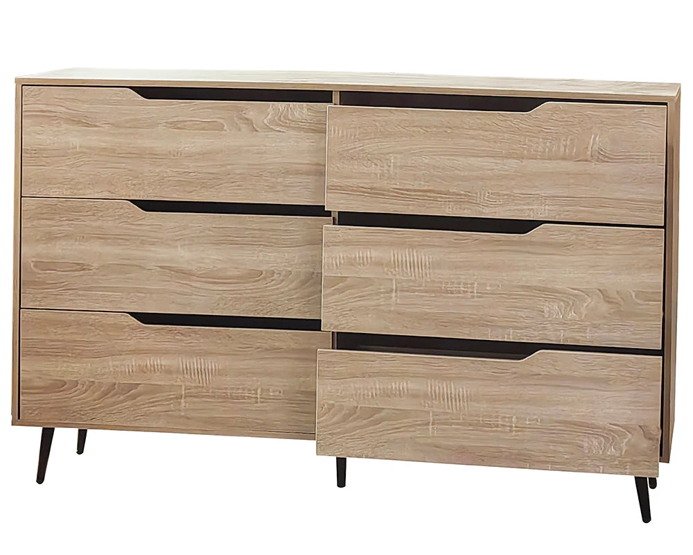 Tallboy Chest 6 Drawer Chest Tallboy - Image 5
