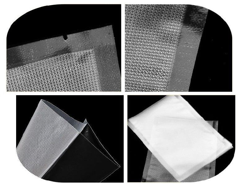 Textured Vacuum Seal Bags Pre-cut Food Storage Saver Bags Size XS-L - Image 4