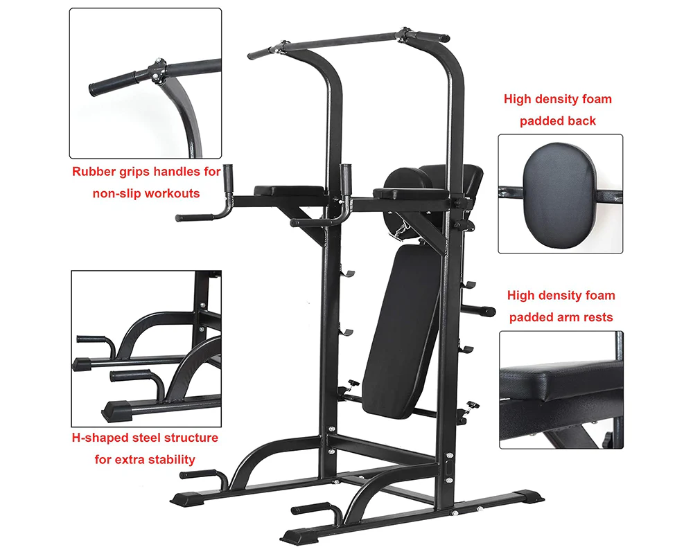 Power Tower Dip Station – Heavy Duty Multi-Function Strength Training Tower - Image 7