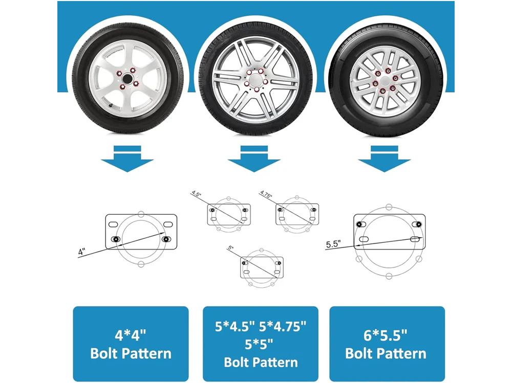 Trailer Wheel Bracket Spare Tire Carrier - Image 10