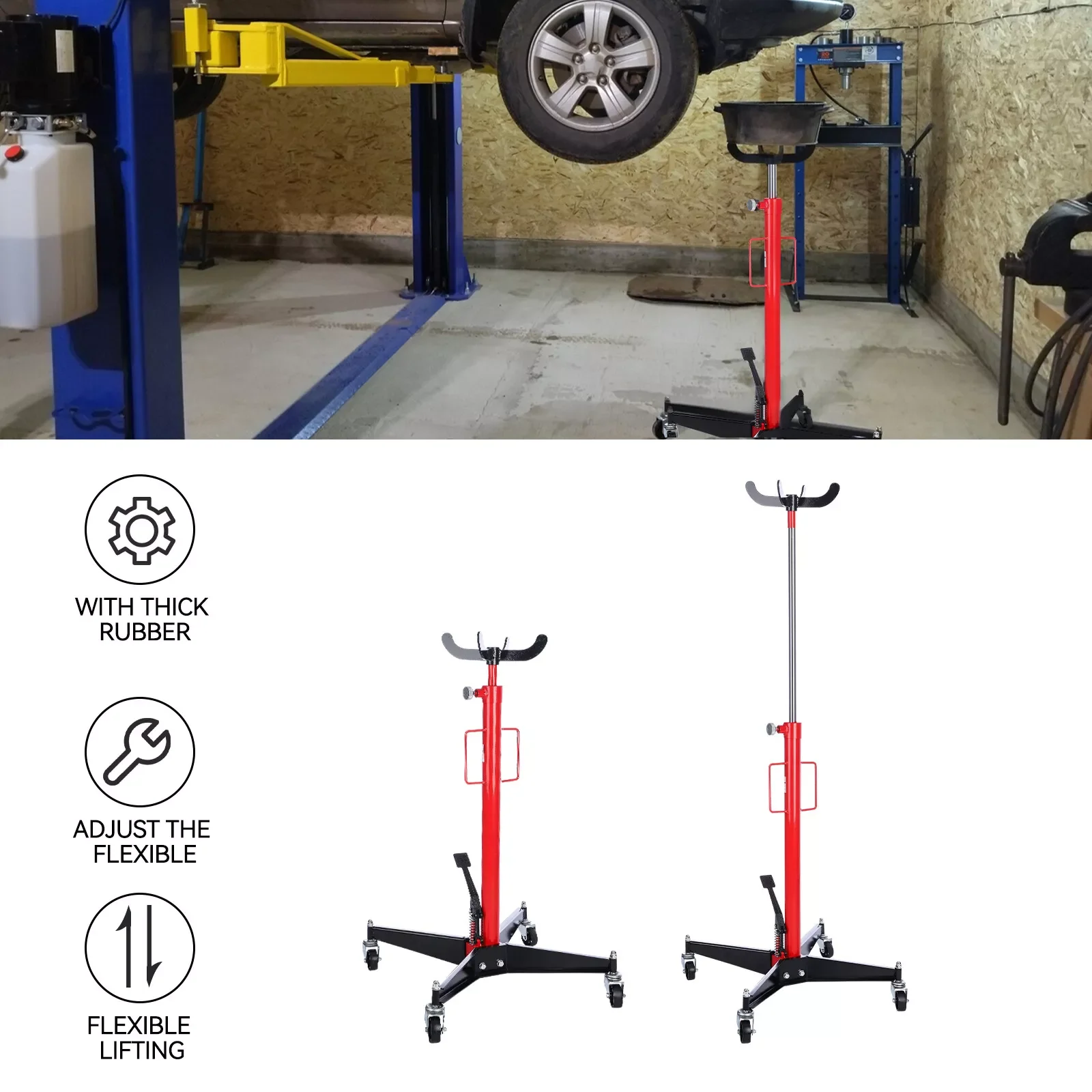 Transmission Jack Telescopic 1000lb Lifter - Image 8