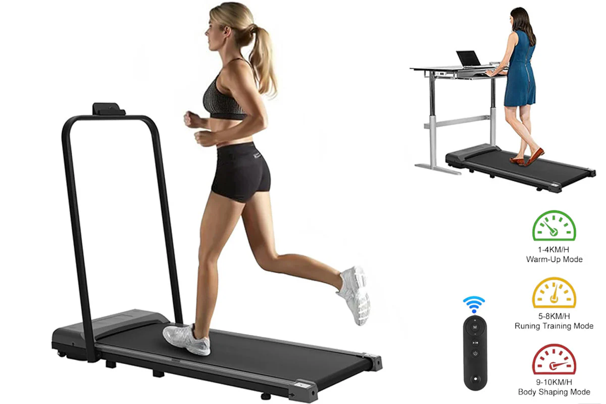 Foldable Walking Pad Treadmill Compact Flat - Image 2