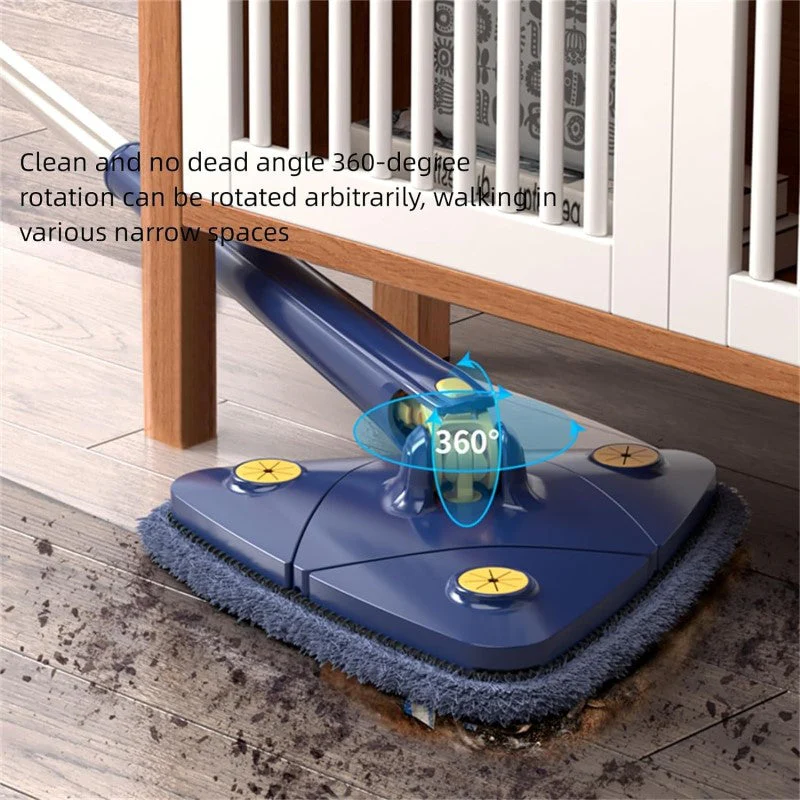 Triangle Cleaning Mop 1.3m Extendable Rotatable - Image 7