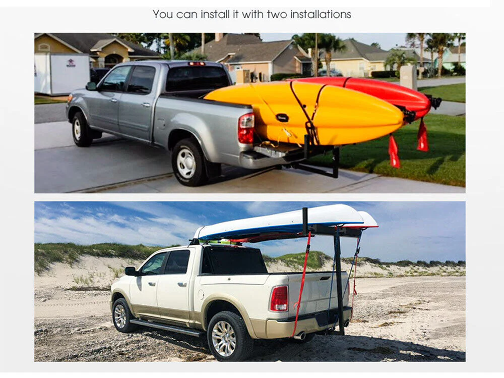 2" Hitch Mount Truck Bed Extender 200KG Load Capacity - Image 7