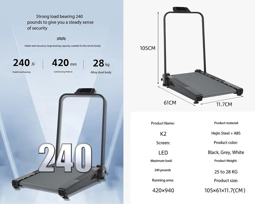 Under Desk Walking Treadmill Foldable - Image 13