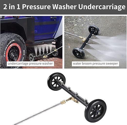 Undercarriage Pressure Washer Water Broom - Image 7