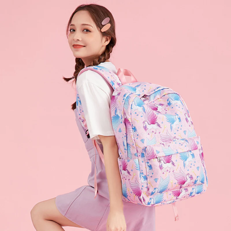 Unicorn Backpack & Girls School Bag Set - Image 6