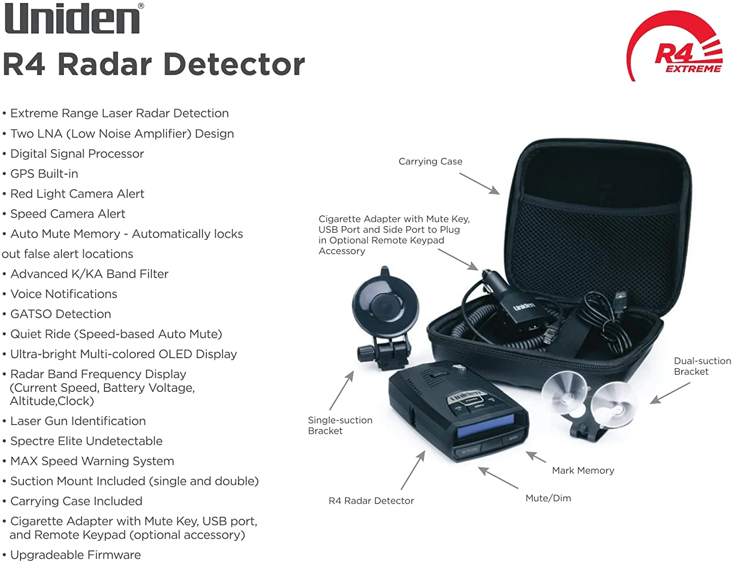 UNIDEN R4 Extreme Long-Range Laser/Radar - Image 5