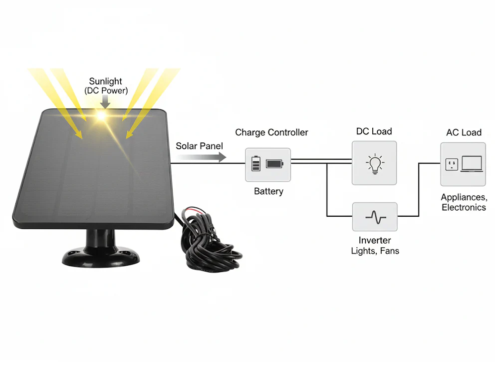 Universal Solar Panel for CCTV Security Camera - Image 12