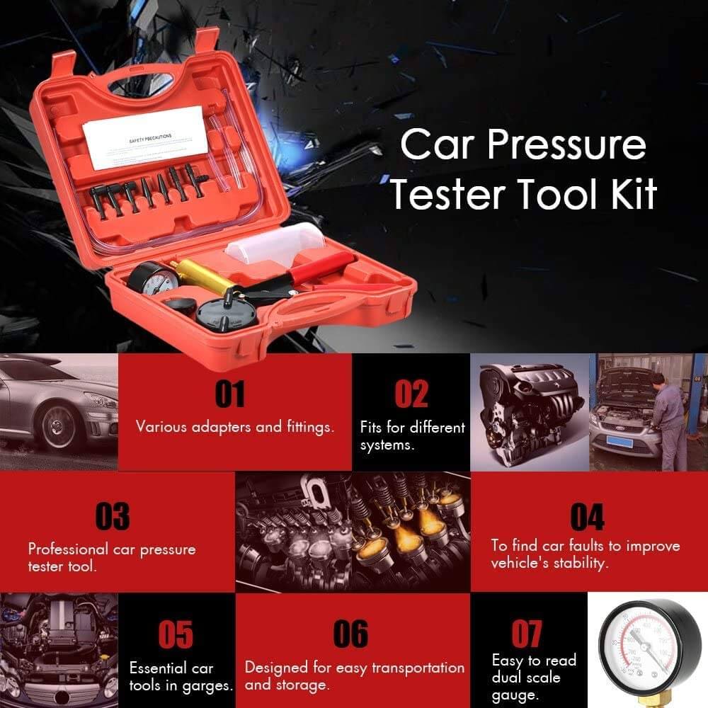 Universal Vacuum Pump Kit, Brake Bleeder Kit - Image 5