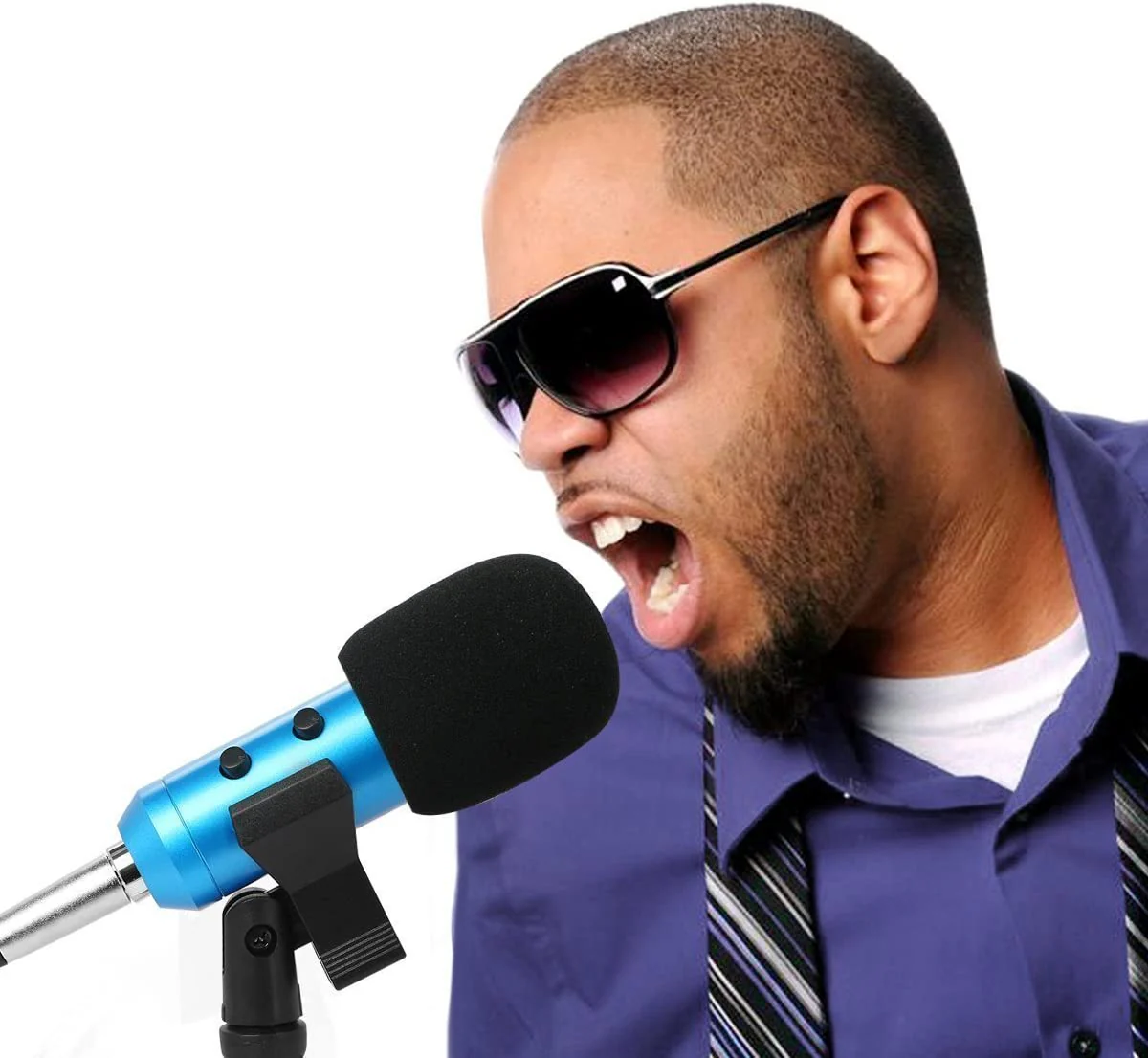 Usb Microphone with Shock mount stand - Image 2