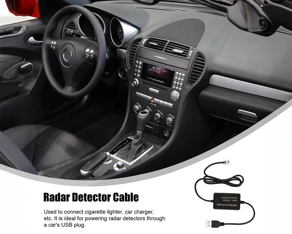 USB Radar Power Cable for Escort, Beltronic, V1 & Uniden Radar Detectors - Image 6