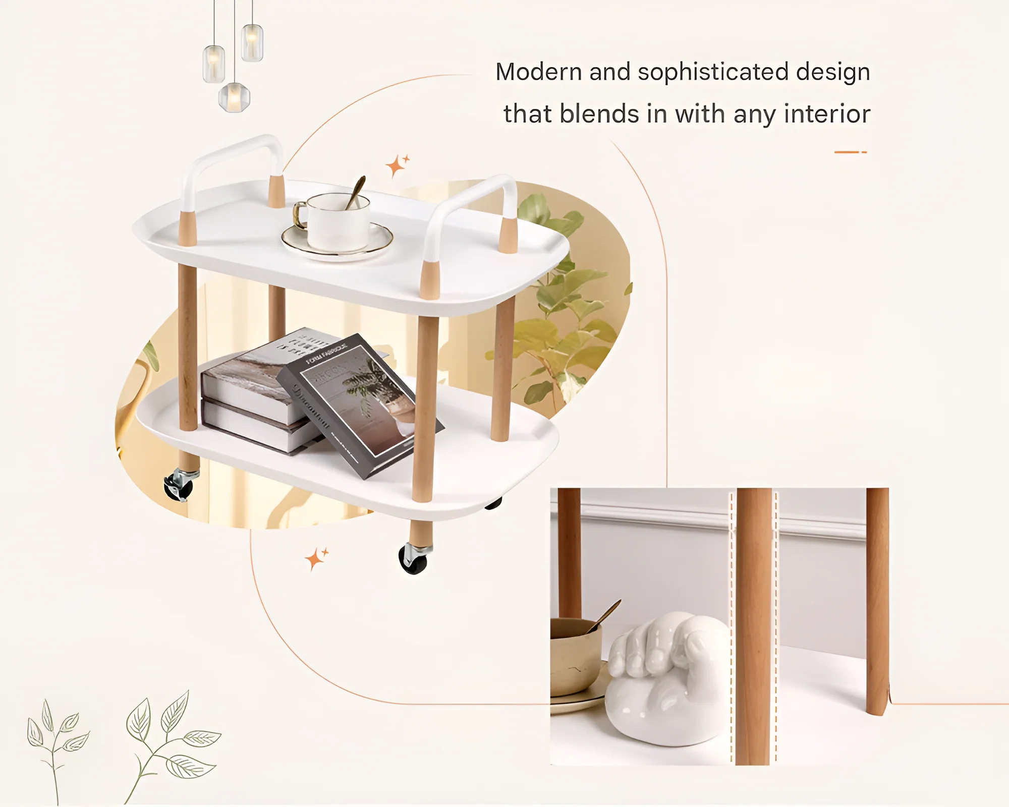Kitchen Trolley Cart - Image 6