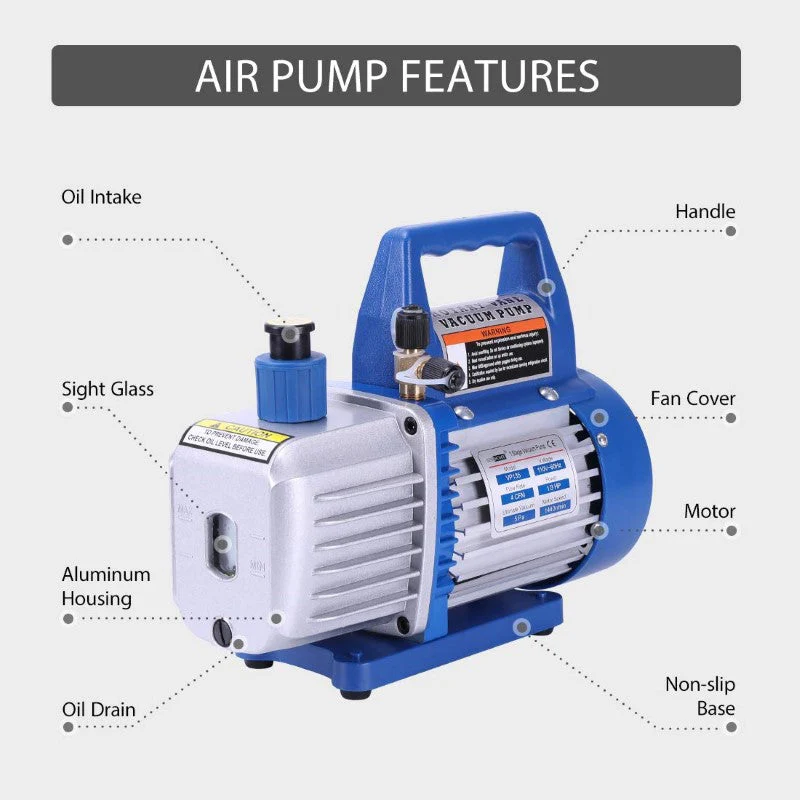 Vacuum Suction Pump for Refrigerant and Air Conditioning - Image 7