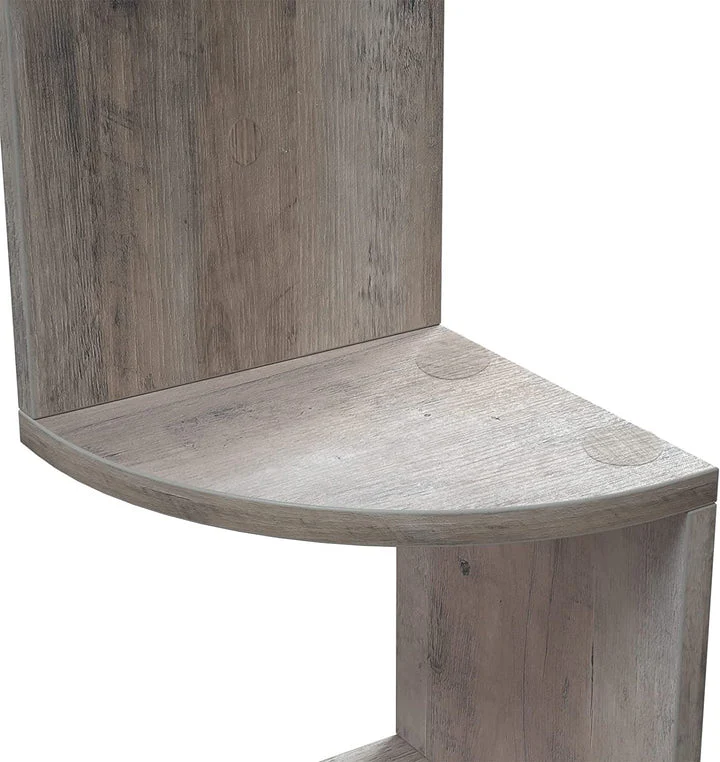 Vasagle 5-tier Floating Wall Bookshelf - Greige - Image 10