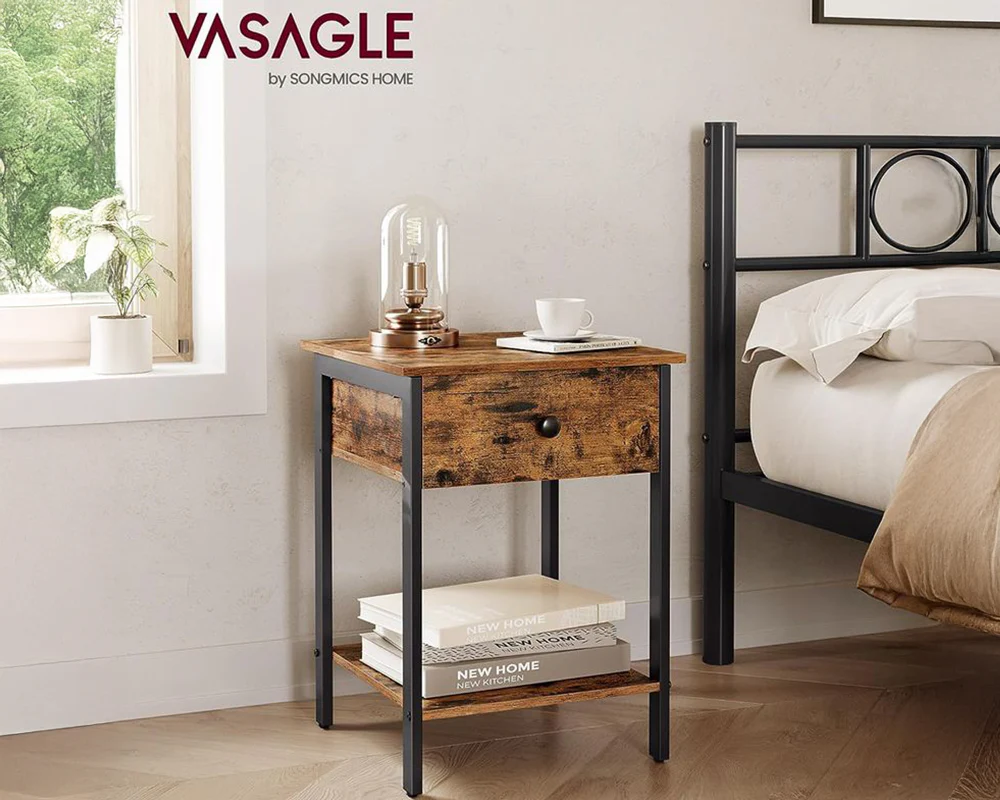 VASAGLE Bedside Table - Image 2
