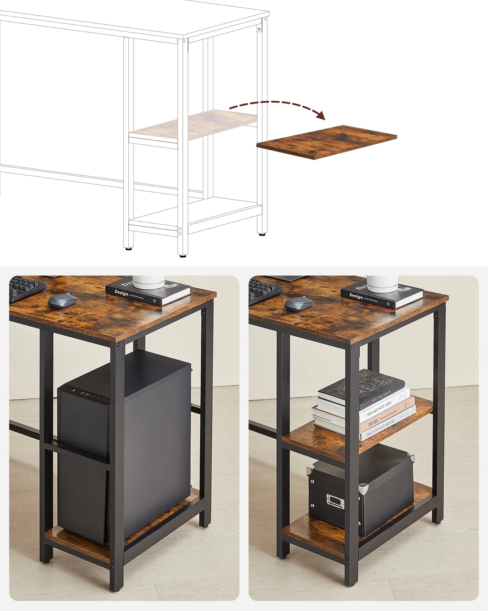 VASAGLE Computer Desk Table - Image 4