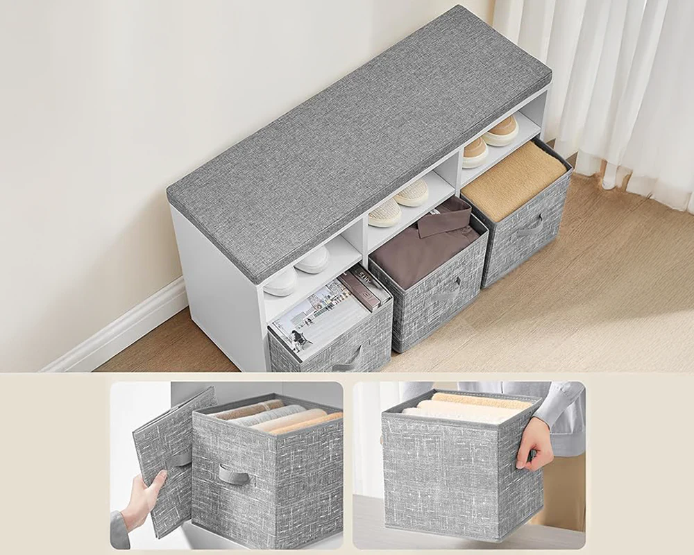 Vasagle Shoe Rack Bench - Image 3