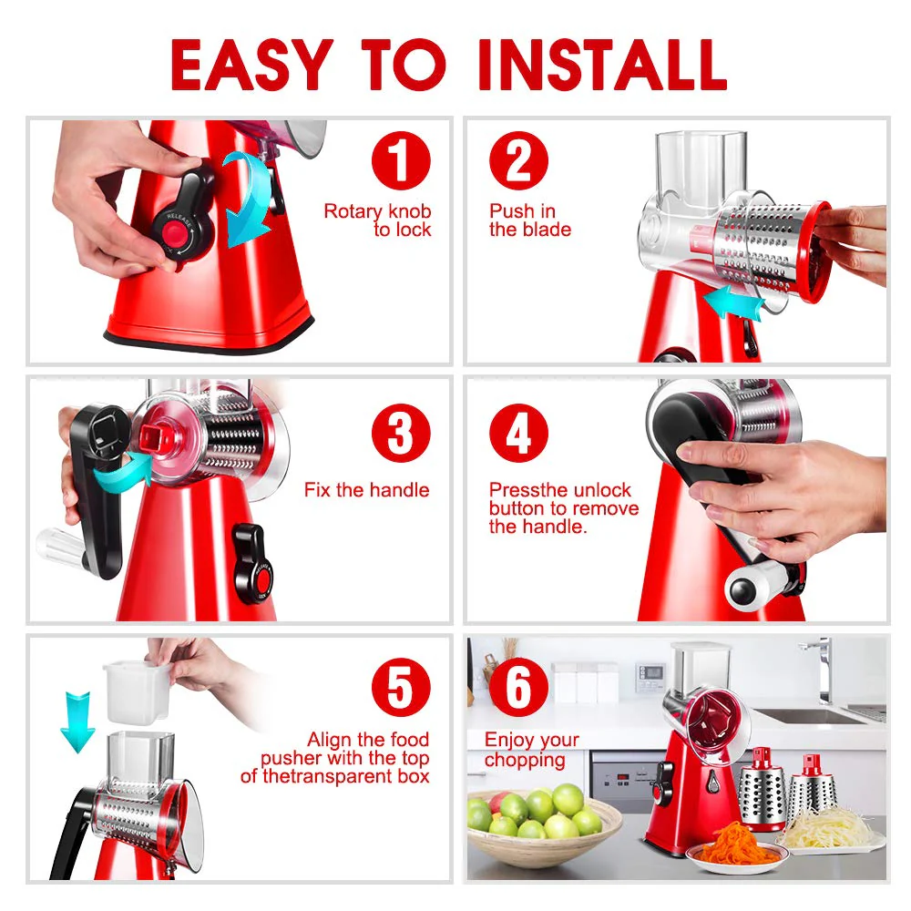 Vegetable Spiralizer Vegetable Mandoline Slicer - Image 4