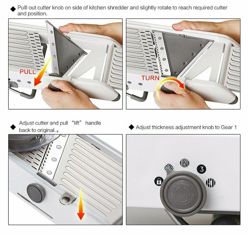 Vegetable Spiralizer Vegetable Mandoline Slicer - Image 11