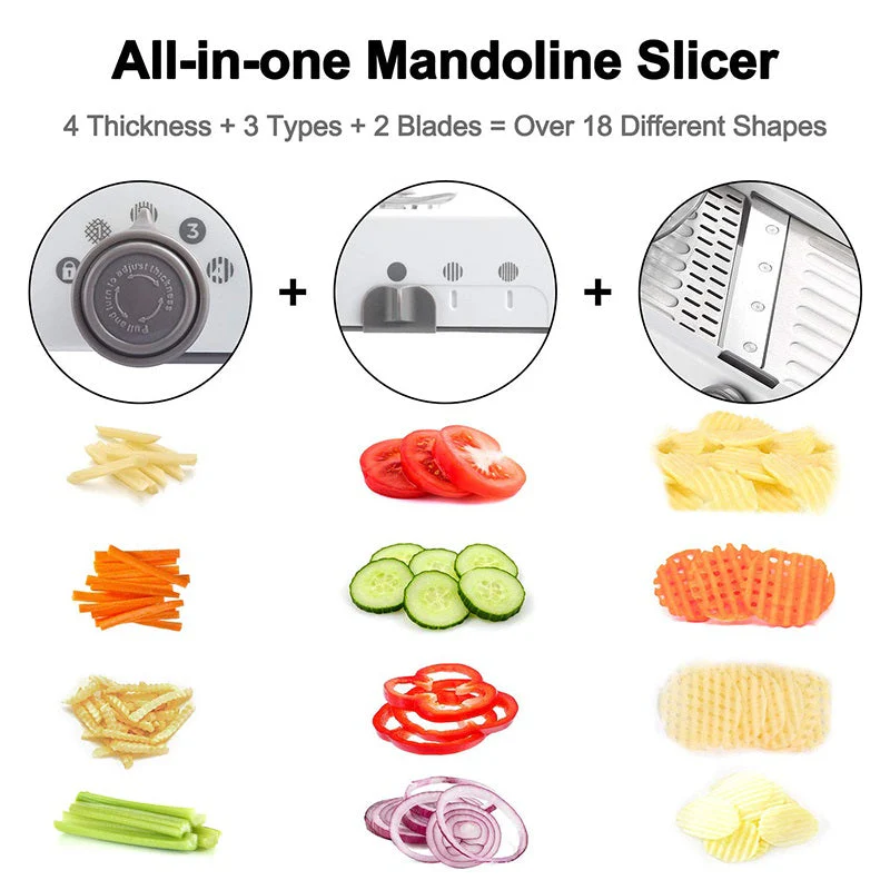 Vegetable Spiralizer Vegetable Mandoline Slicer - Image 9