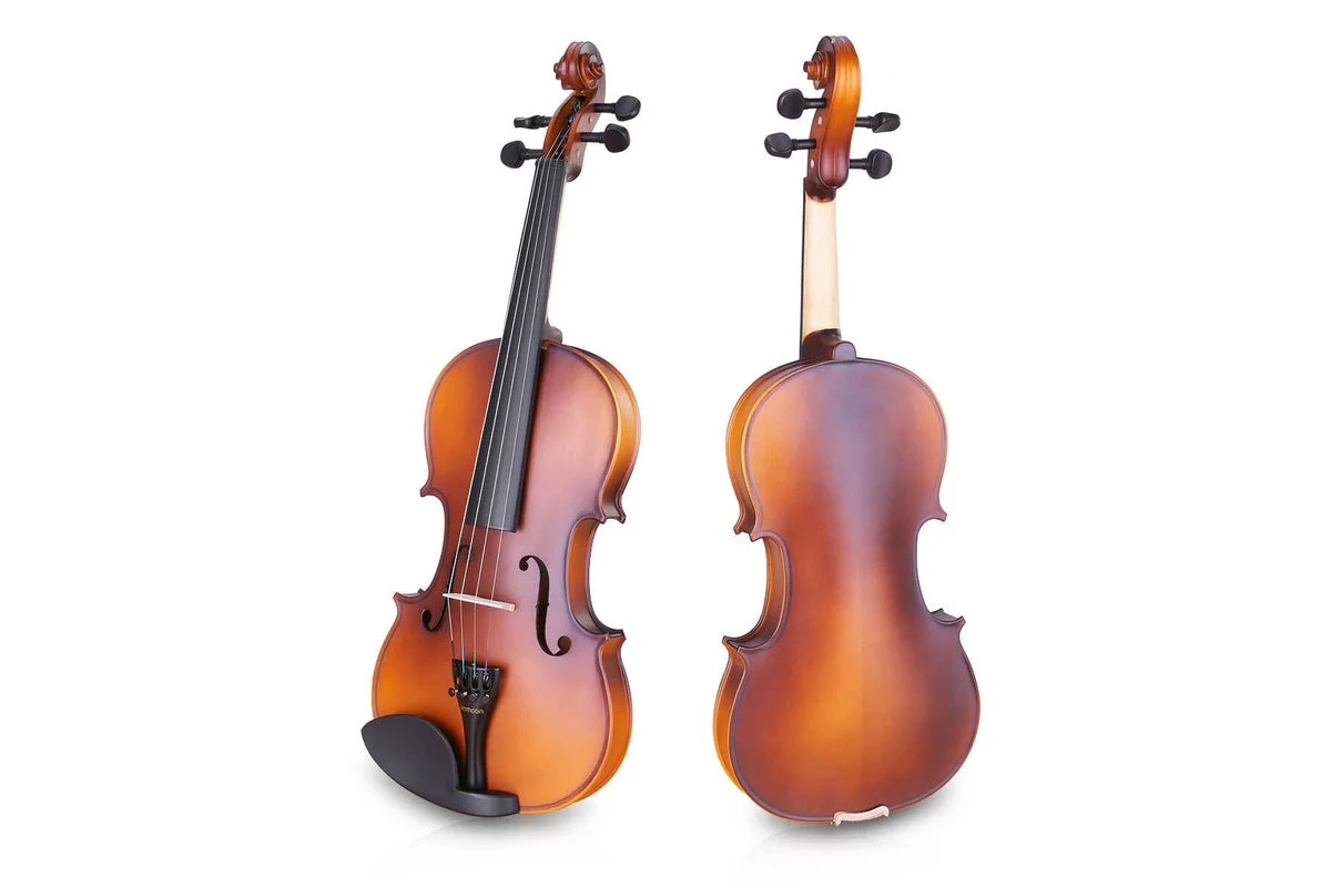 Violin Natural 4/4 full size Wood Color - Image 4