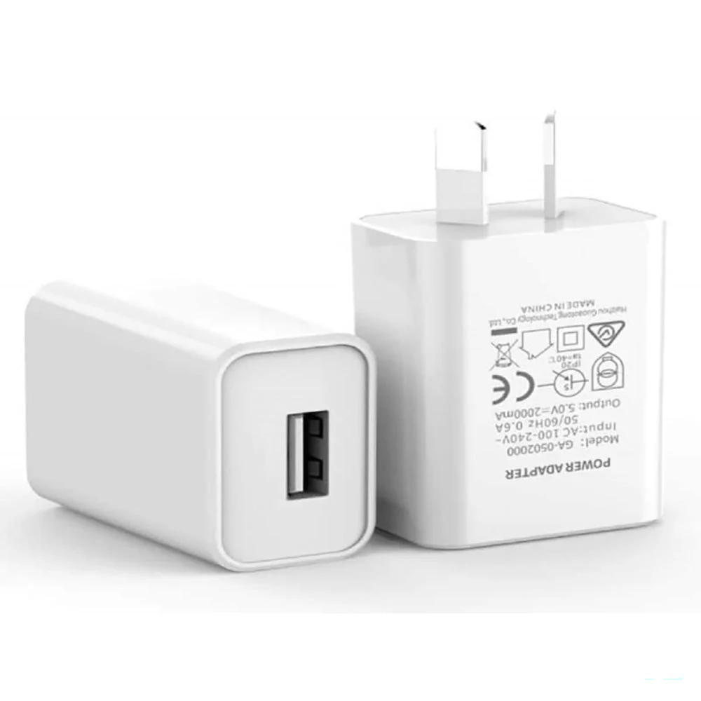 USB Wall Charger 5V 2A Portable Universal Power Adapter