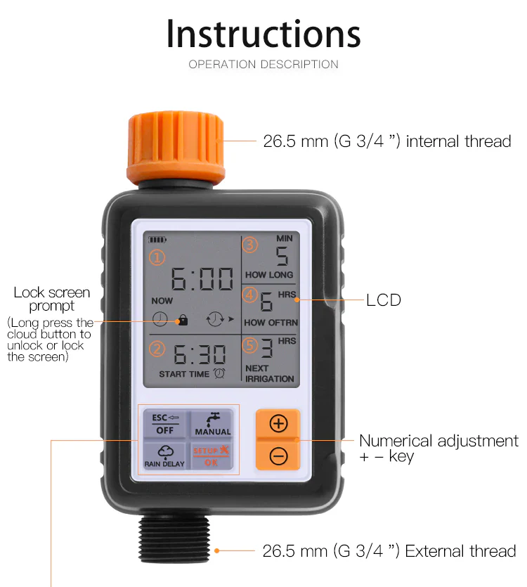 Water Irrigation Timer Digital - Image 7
