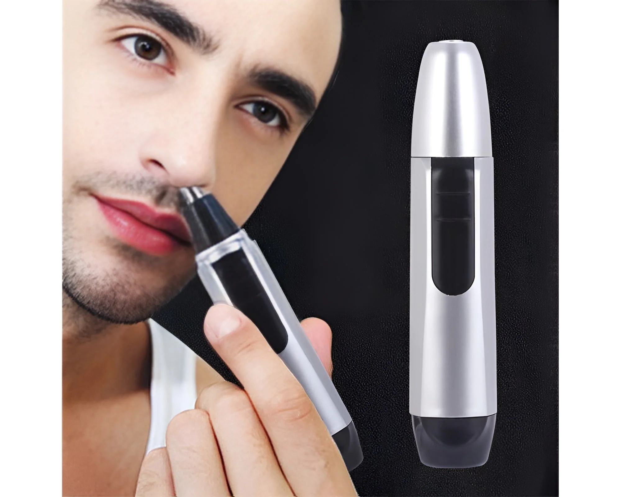Waterproof Electric Nose and Ear Hair Trimmer - Image 4