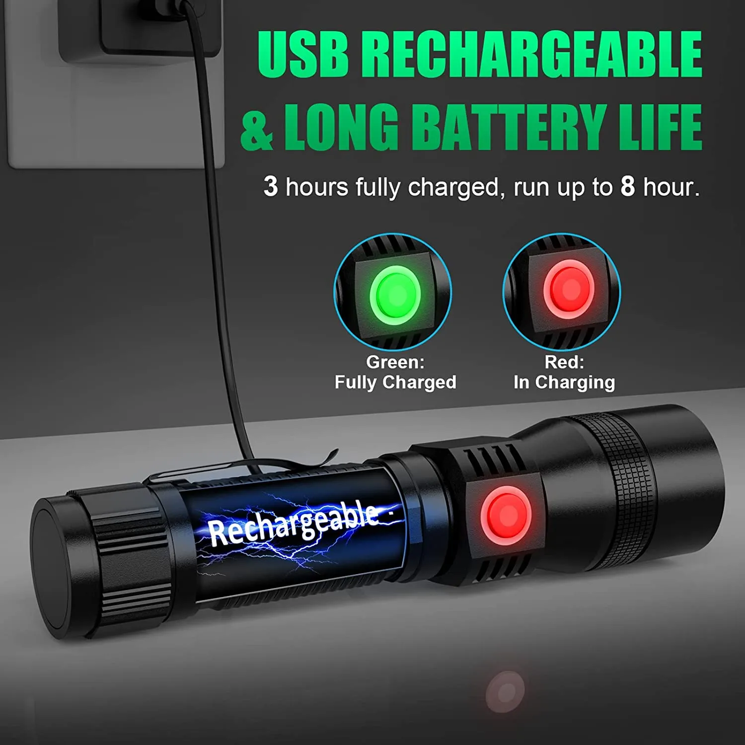 Solar Powered  Outdoor Flashlight - Image 4
