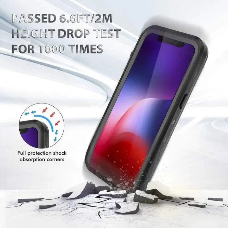 Waterproof & Shockproof Case for iPhone 16 Pro – Clear Protective Cover - Image 3