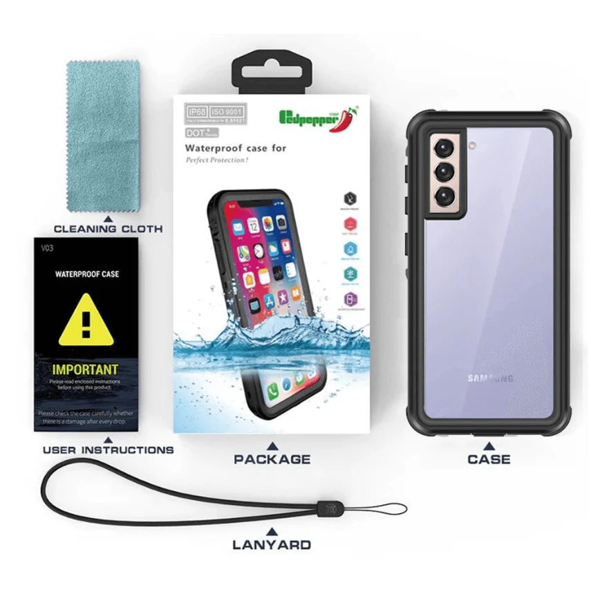 Redpepper Samsung S22 Ultra Waterproof Case | Shockproof Cover - Image 6