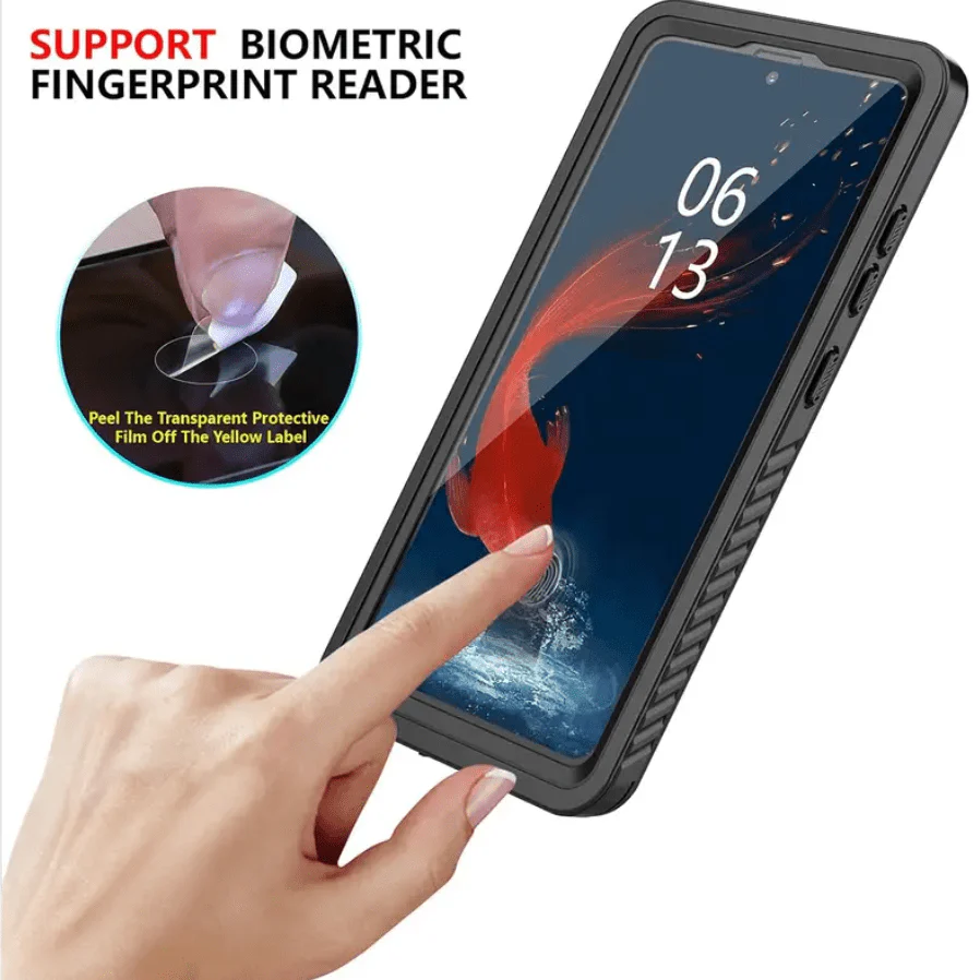 Waterproof & Shockproof Case for Samsung Galaxy S25 Plus – Clear Protective Cover - Image 3
