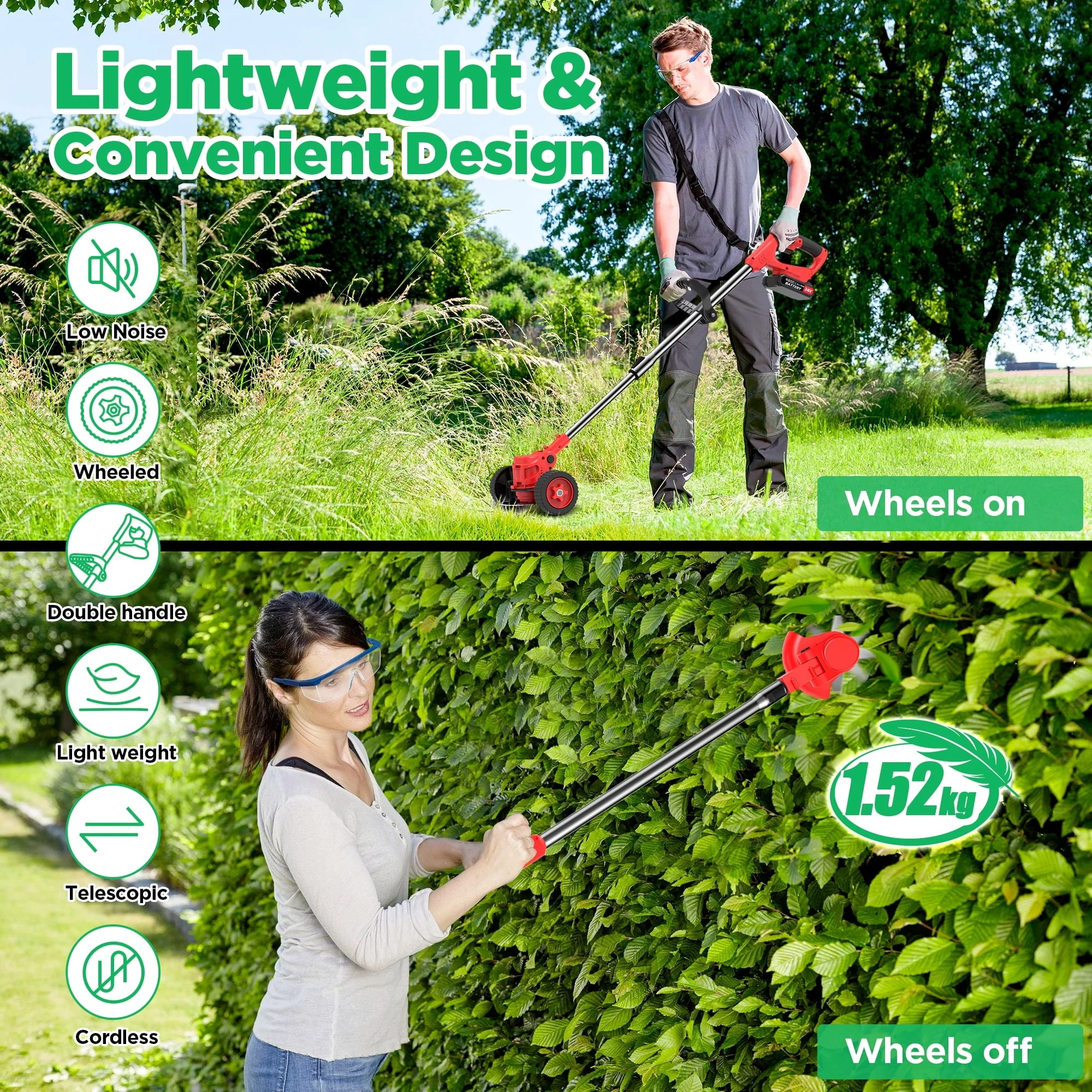 Weed Eater and Grass Trimmer Lawn Mower - Image 8