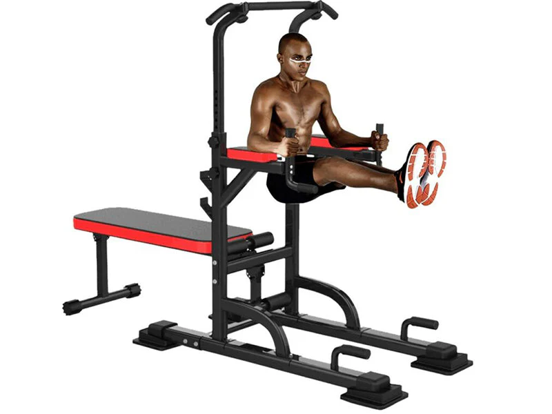 Weight Bench Chin Up Pull Up Station Power Tower - Image 8