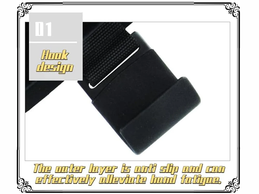 Weight Lifting Power Lifting Hooks - pair - Image 14